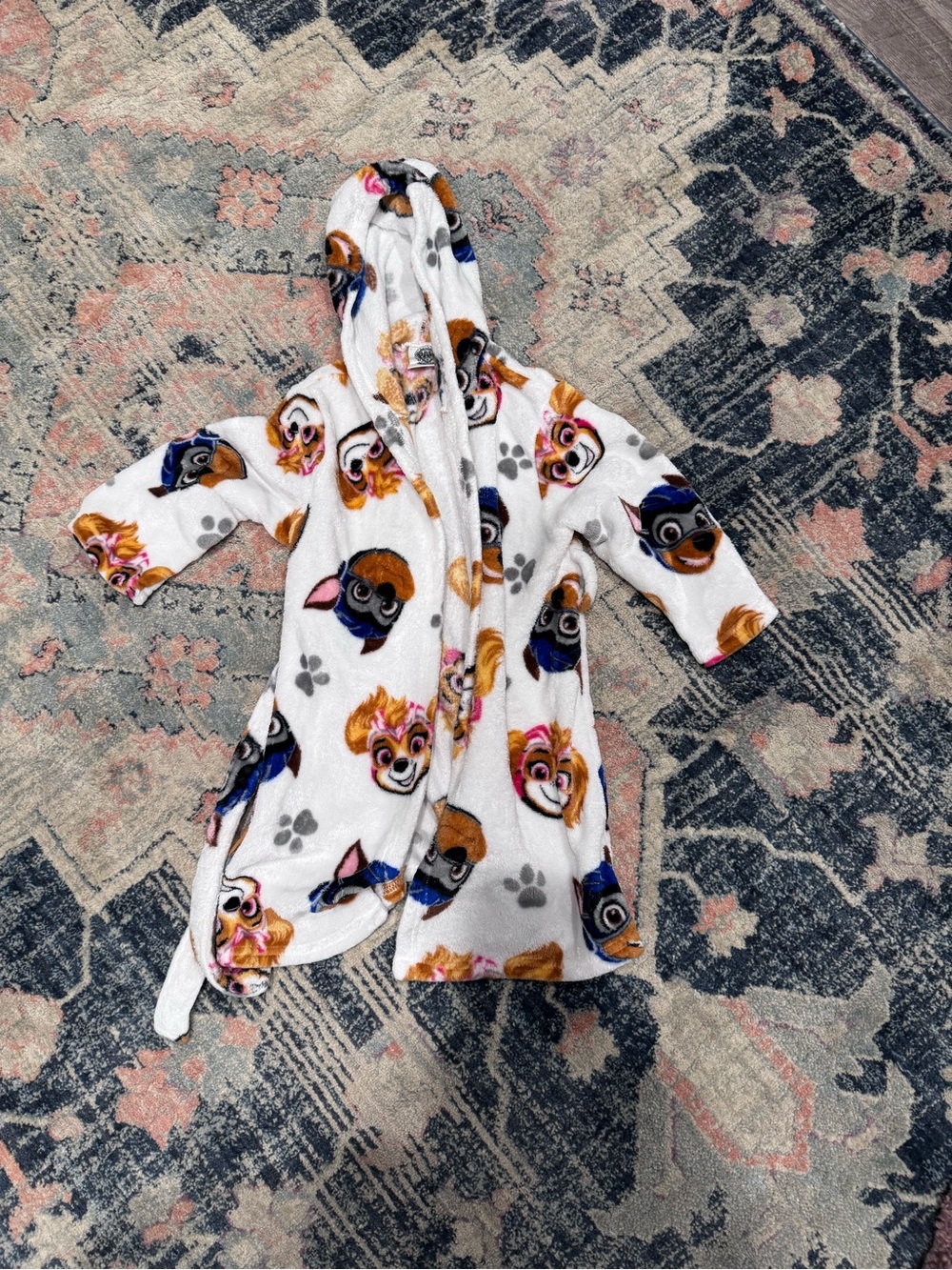 Kids Mighty Pup Paw Patrol Hooded Robe
